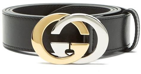 gucci belt with two-tone interlocking g buckle cuir|Gucci double g belt 3cm.